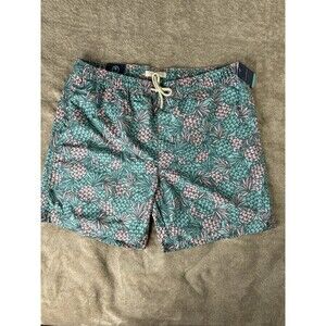 Trinity Coast Men’s Pineapples,Lined Swim Trunks 7” Inseam Swim Shorts ,XL